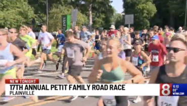 Crowds came out in Plainville for the 17th annual Petit Family 5K Road Race